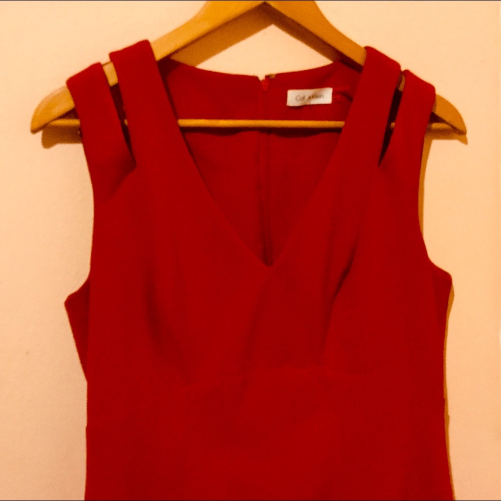 Calvin Klein Red Dress!